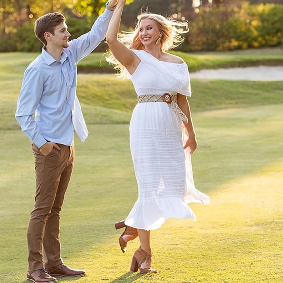 Off shoulder white maxi dress - Picture 2 of 6